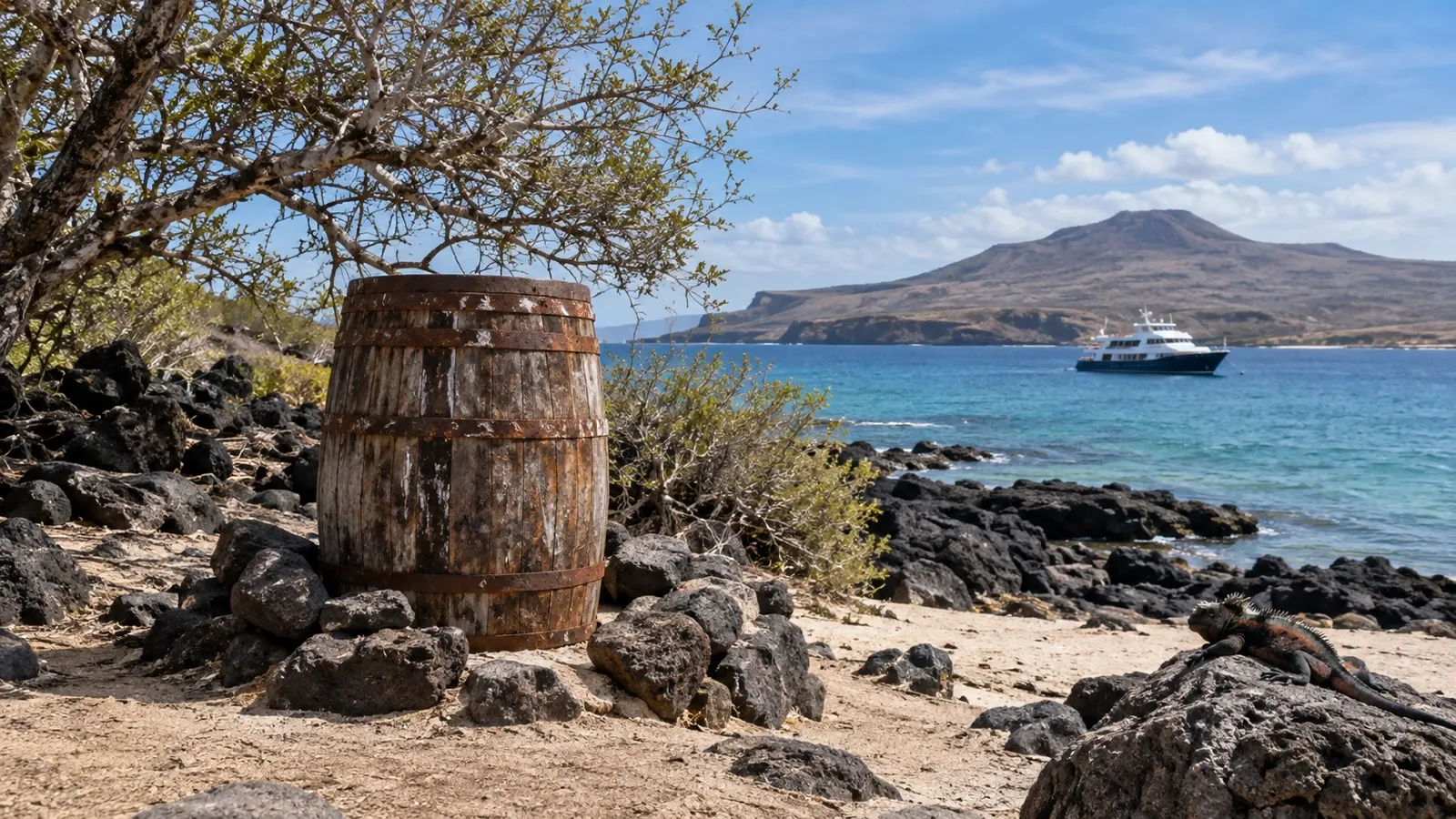 Post Office Bay historic barrel