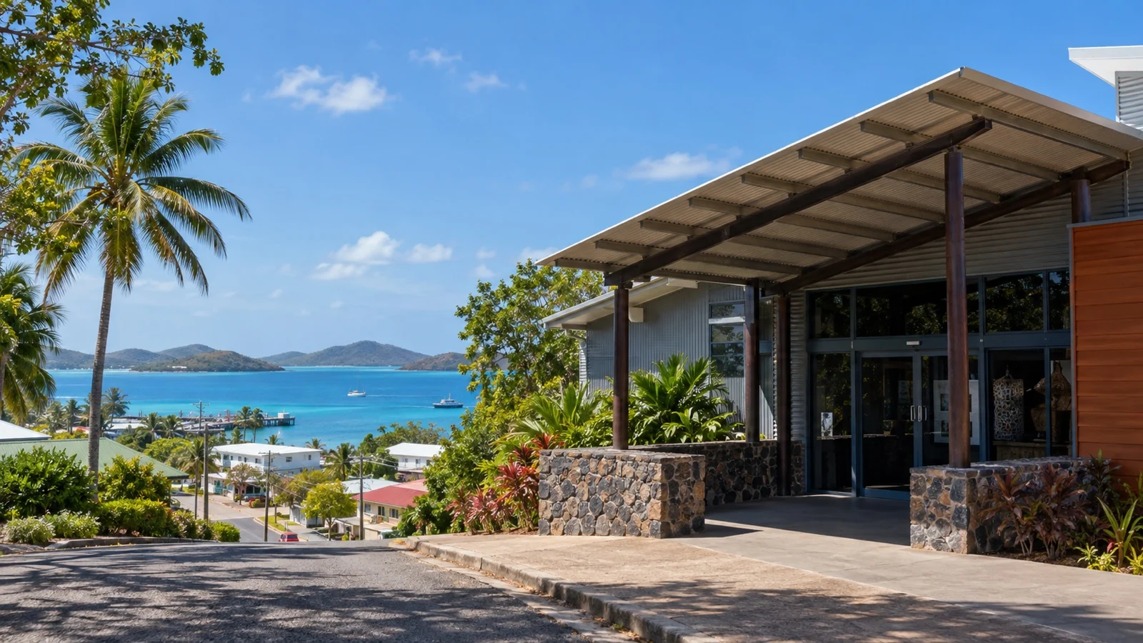 Public cultural centre building in Thursday Island town