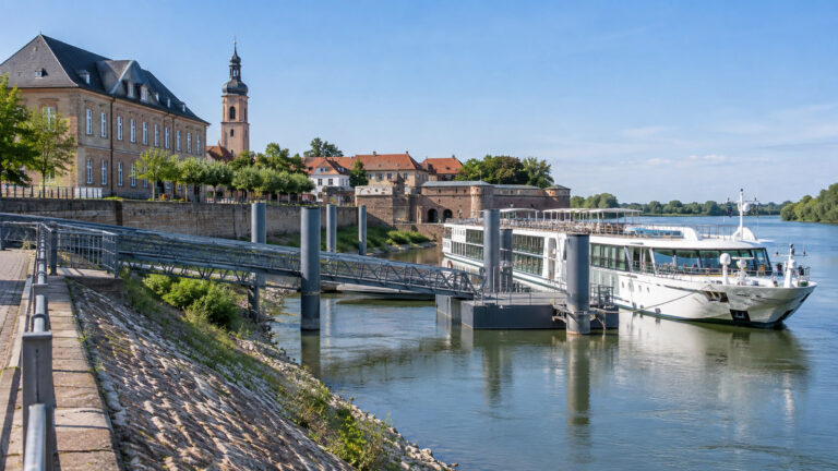 Germersheim cruise waterfront and landing area
