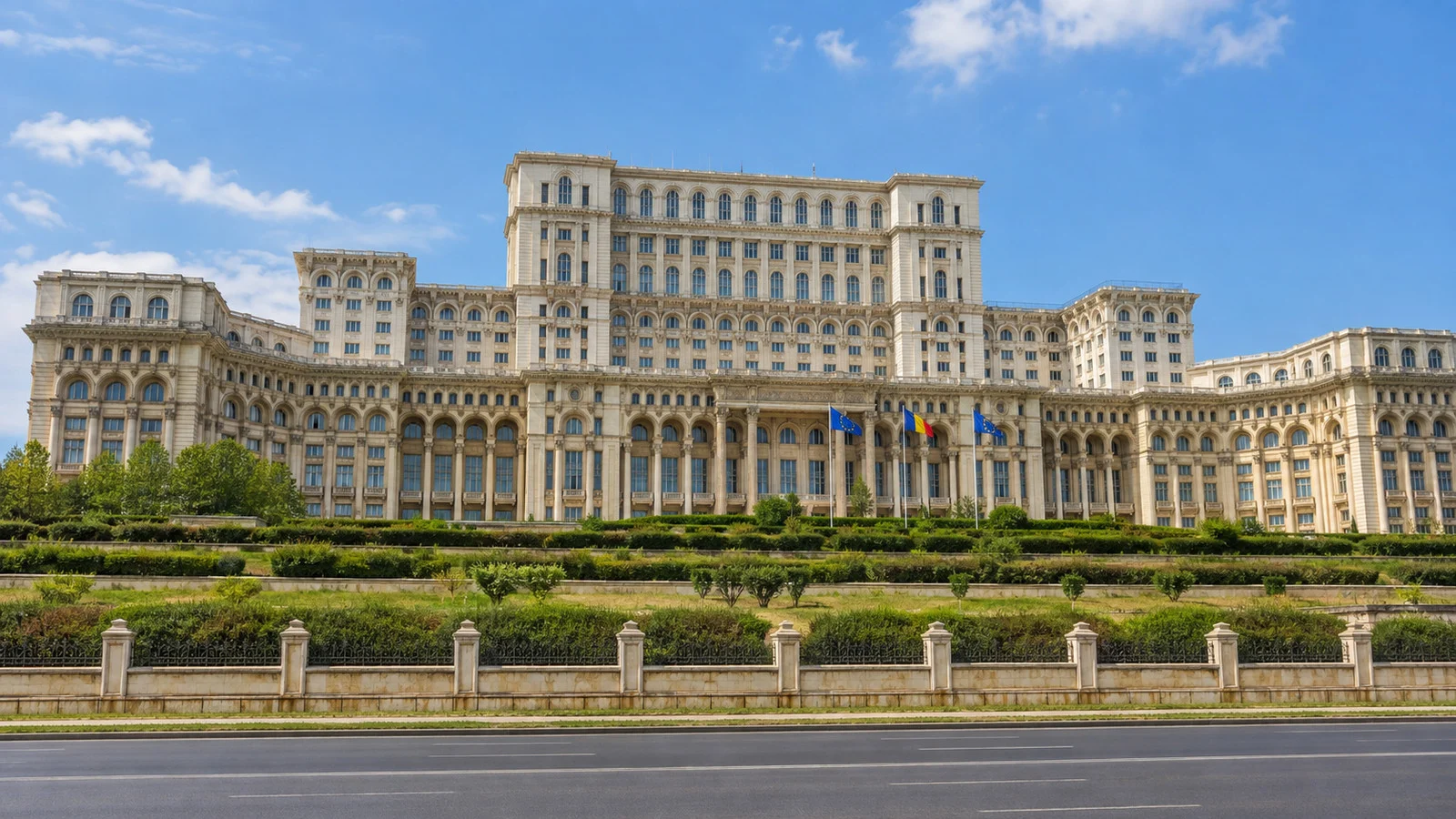 Bucharest Palace of the Parliament exterior