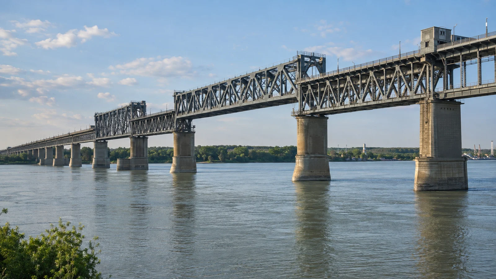 Friendship Bridge between Giurgiu and Ruse