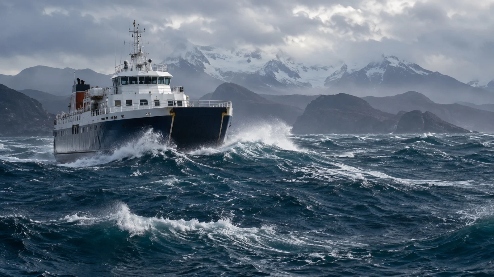 Open Golfo de Penas on Navimag route