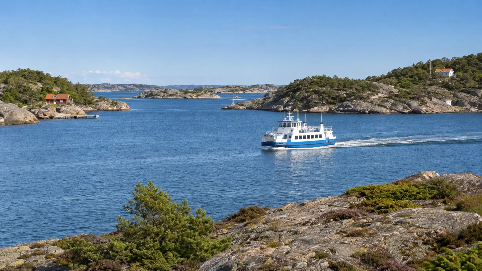 Gothenburg southern archipelago ferry route