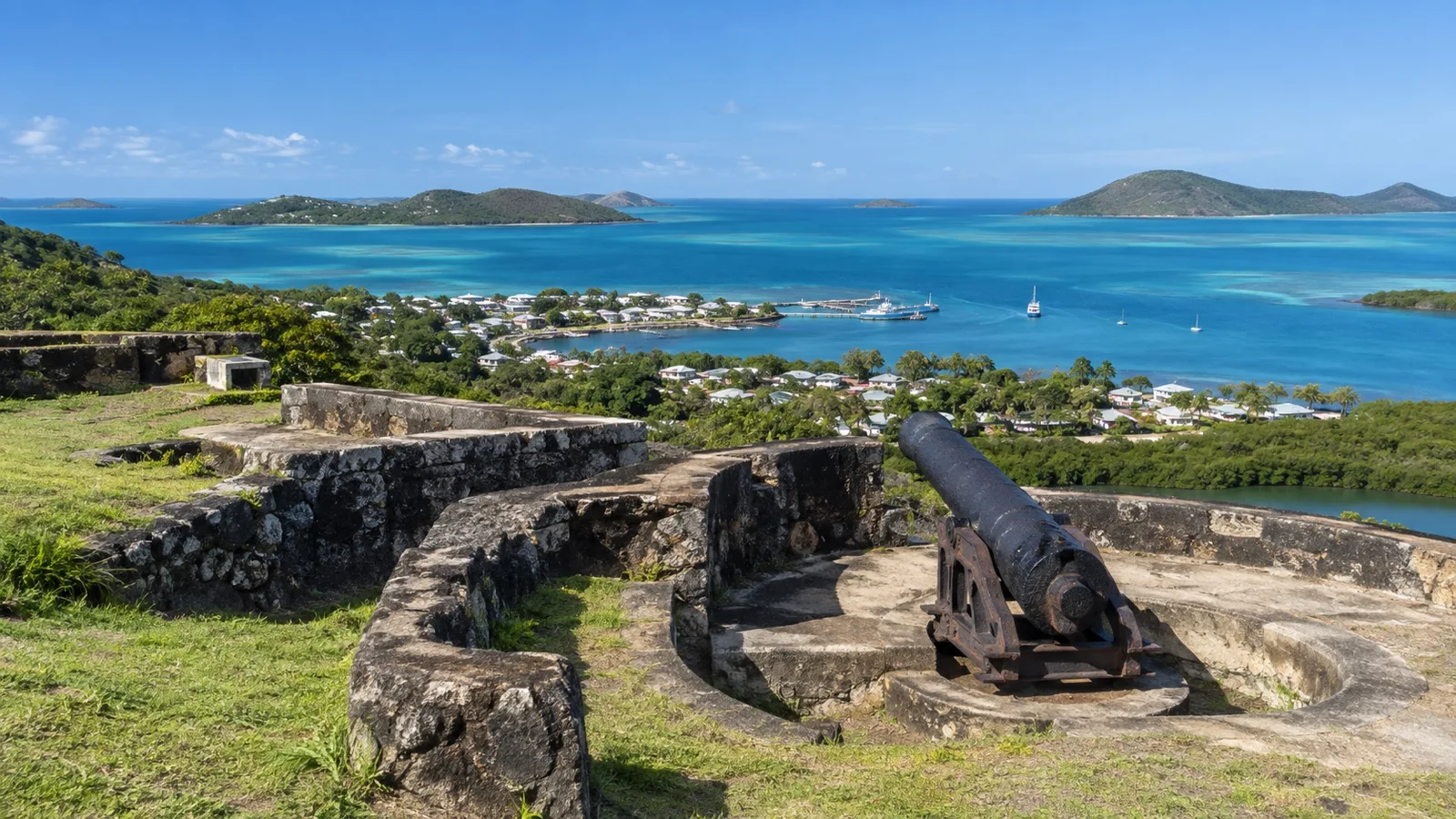 Green Hill Fort overlooking Thursday Island and Torres Strait