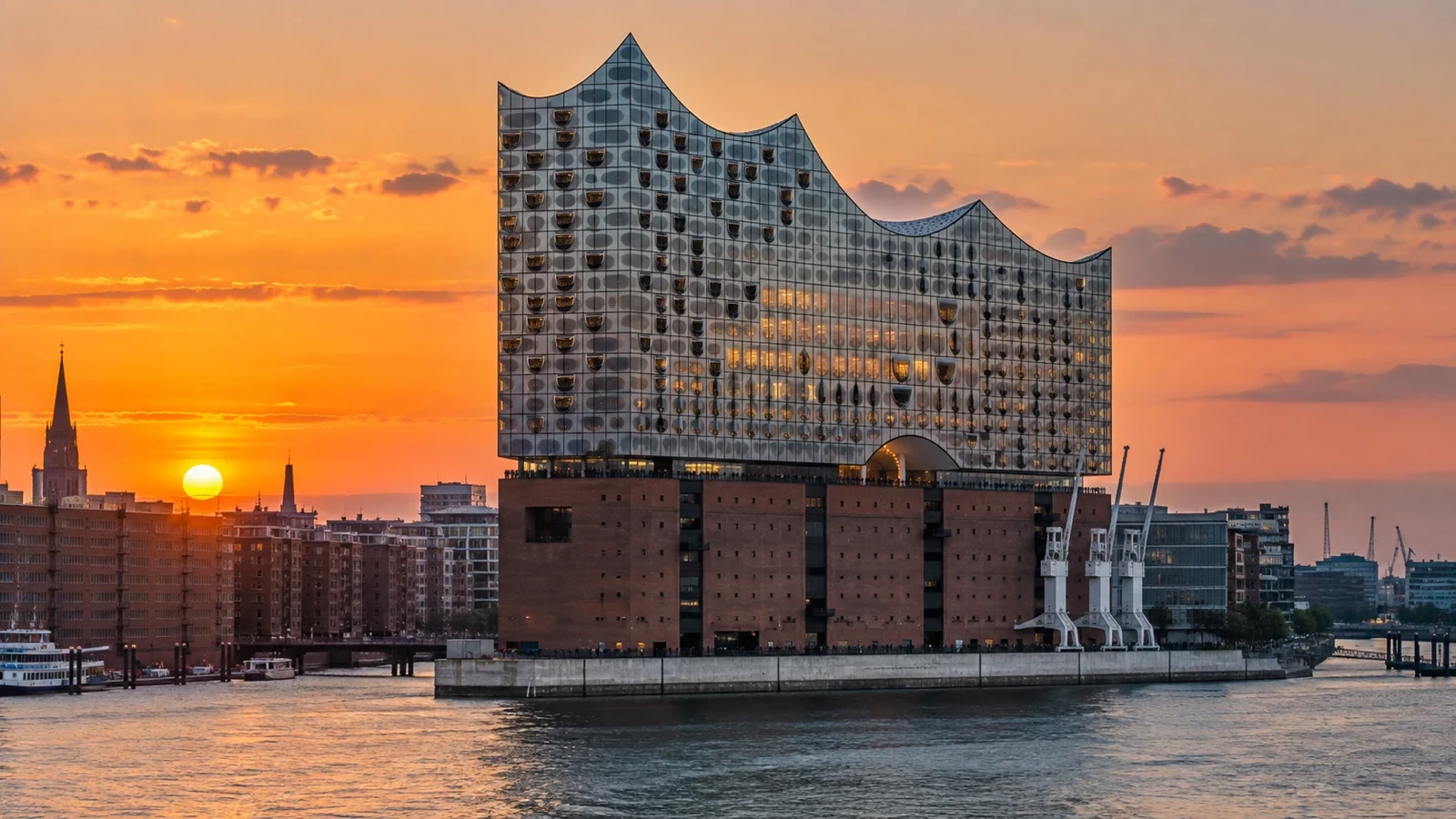 Elbphilharmonie concert hall in Hamburg HafenCity