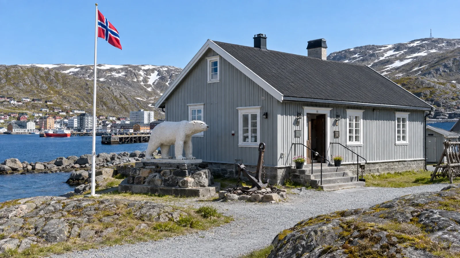 Museum building in central Hammerfest