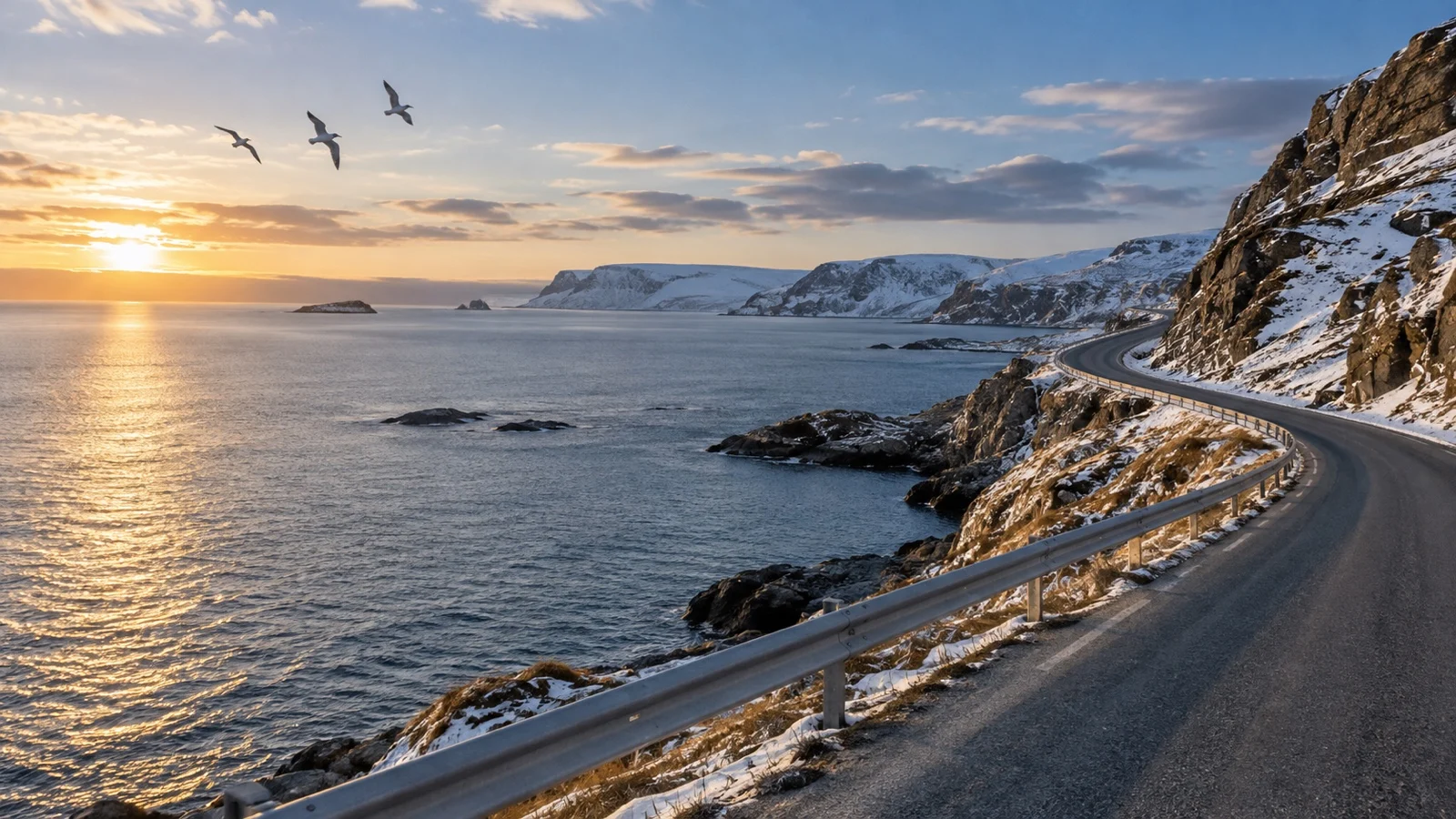 Havøysund Scenic Route along the Arctic coast