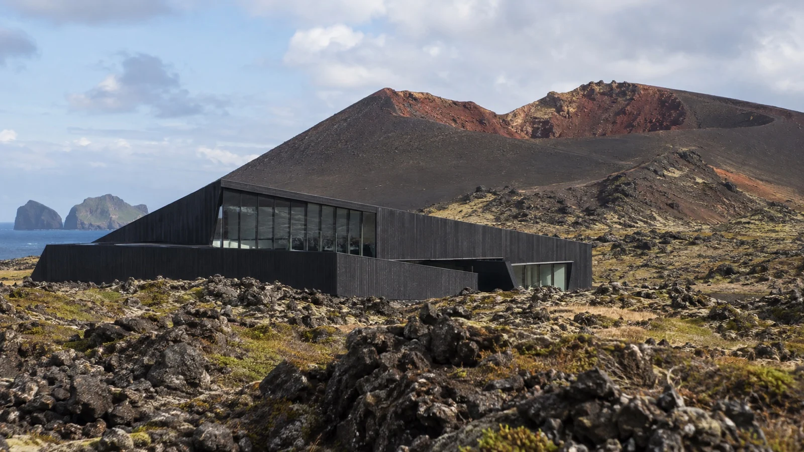 Eldheimar Museum on the lava field in Heimaey