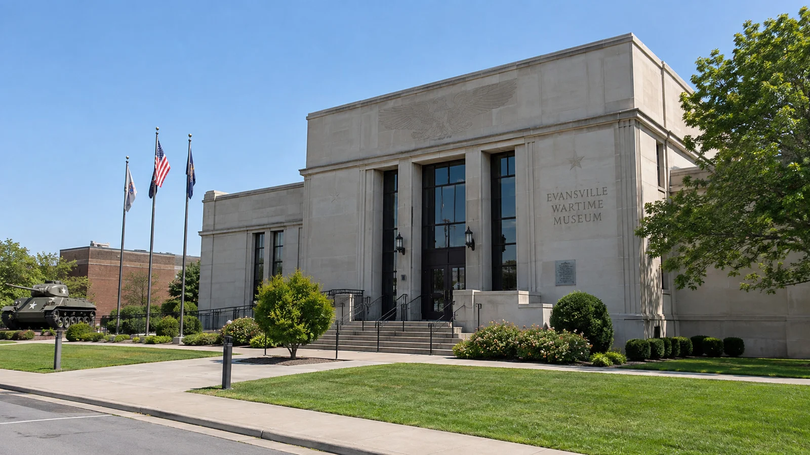 Evansville Wartime Museum exterior