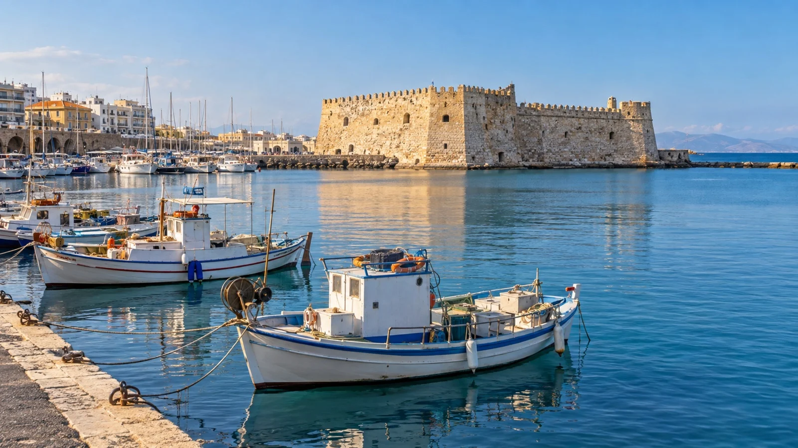 Koules fortress at Heraklion Venetian harbor
