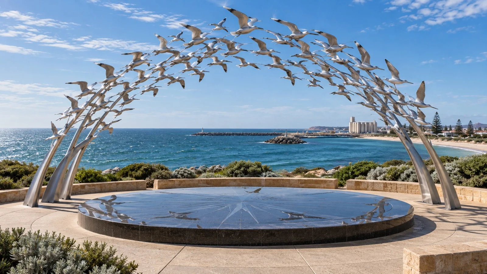 HMAS Sydney II Memorial overlooking Geraldton