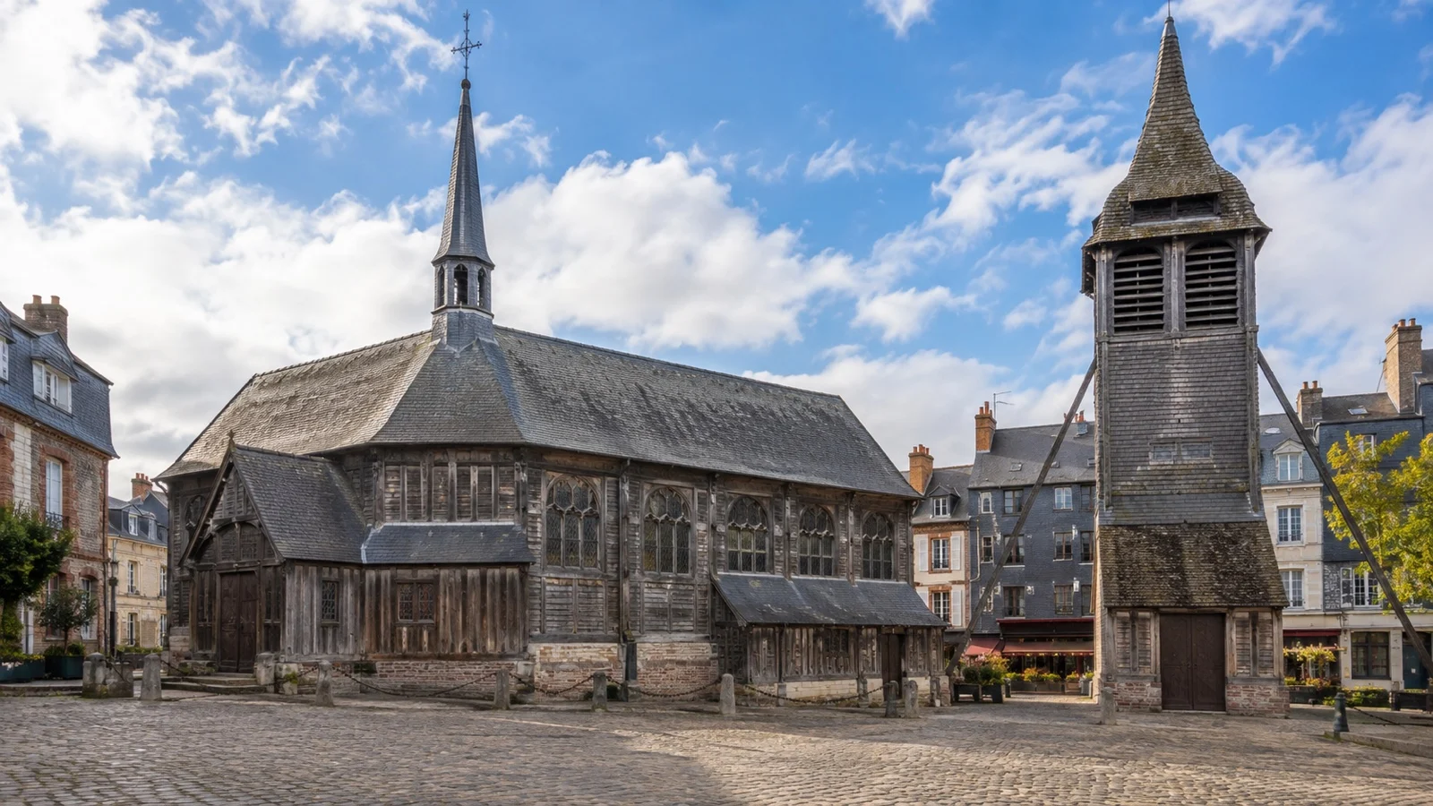 Wooden Sainte-Catherine Church in Honfleur