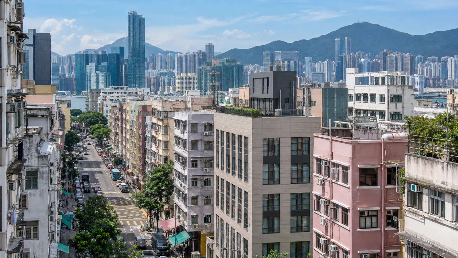 Kowloon City hotel district near Kai Tak