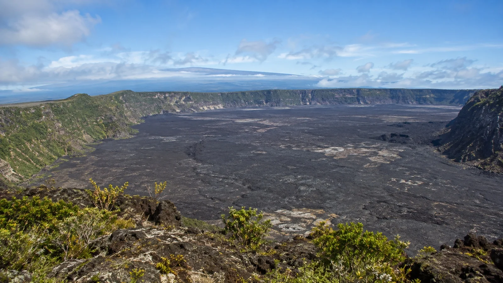 Sierra Negra volcanic crater