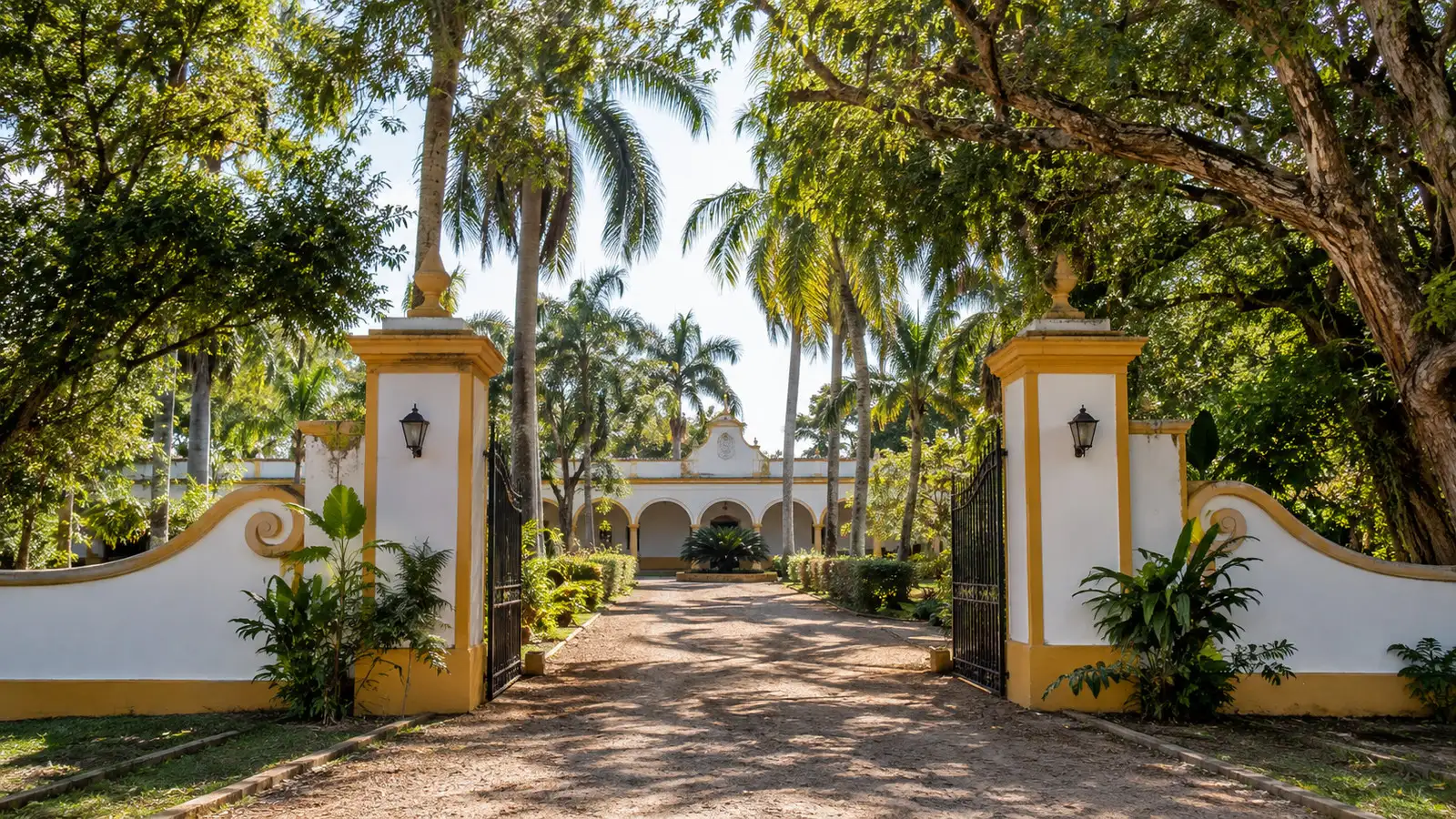 Entrance to the Isla Mínima hacienda