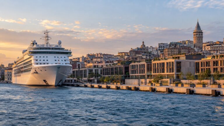 Galataport Istanbul cruise terminal and nearby hotels