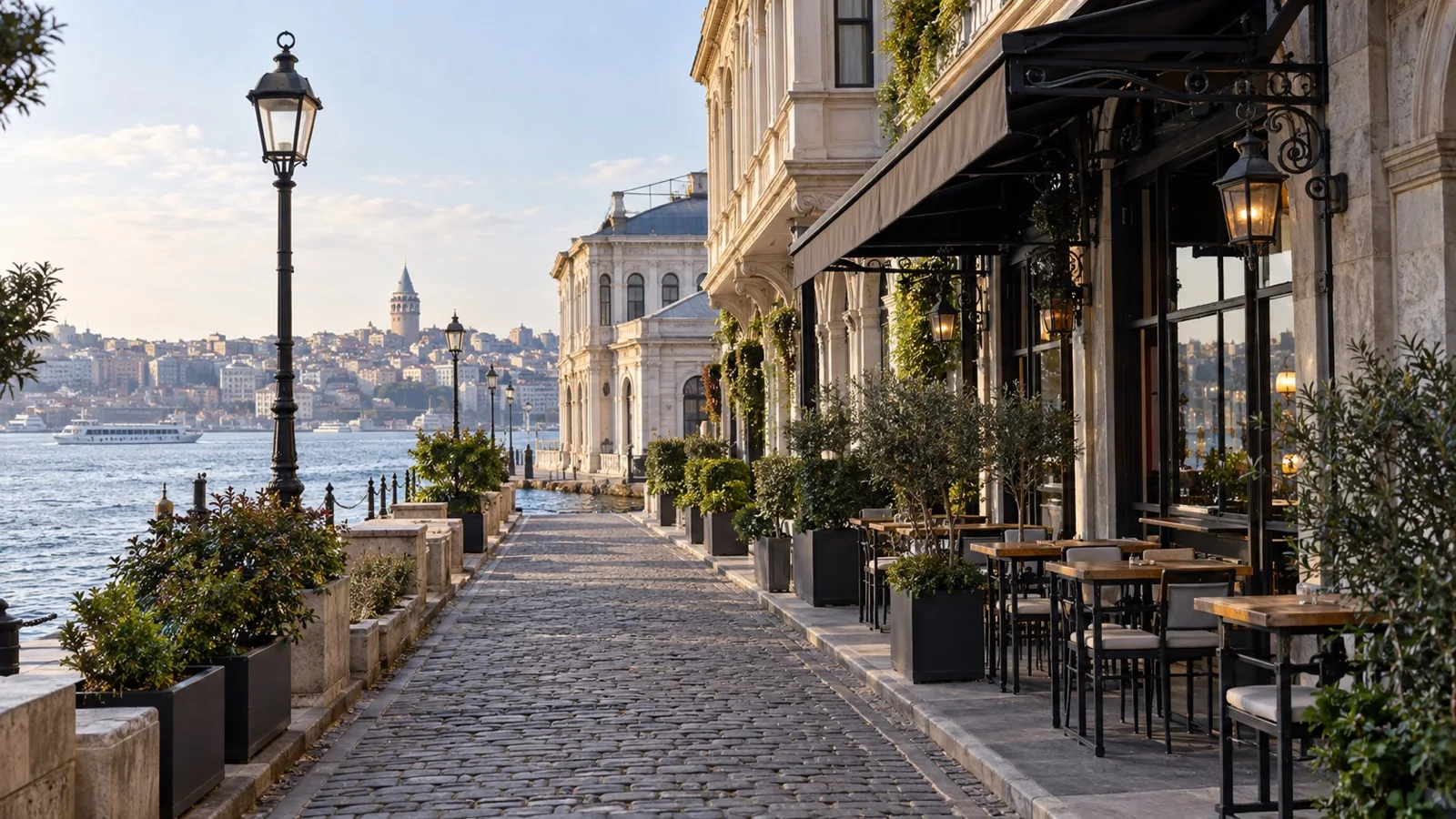 Karaköy streets near Galataport hotels