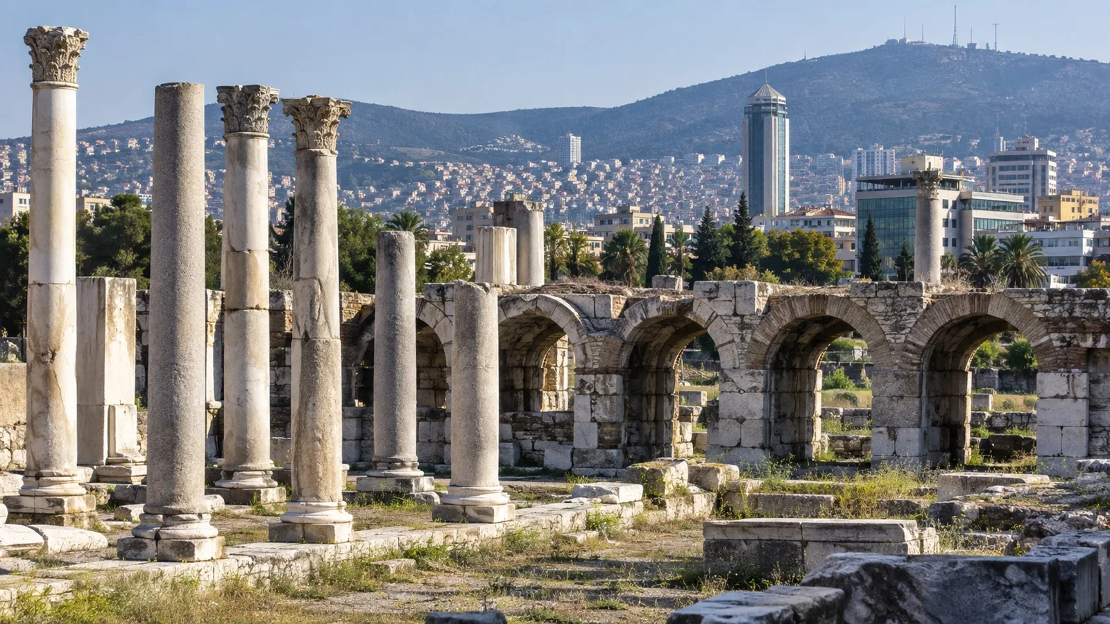 Ancient Agora of Smyrna in Izmir