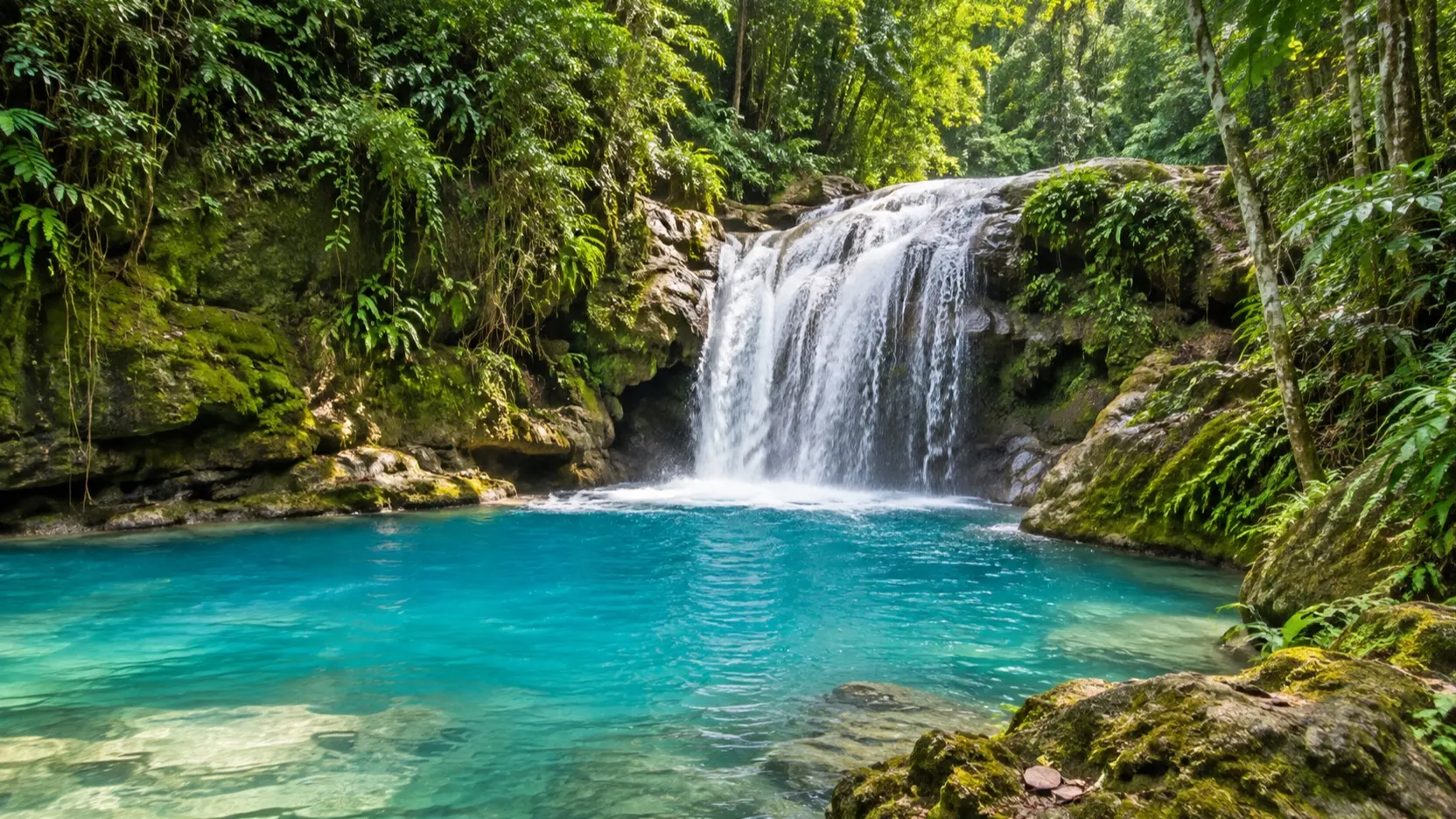 Blue Hole waterfall near Ocho Rios