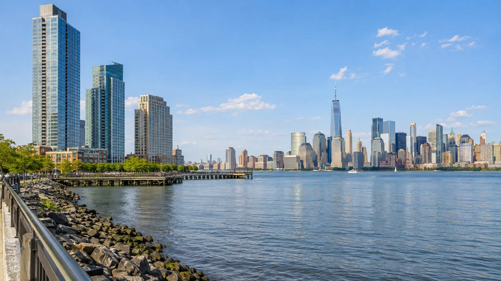 Jersey City hotels along the Hudson River waterfront