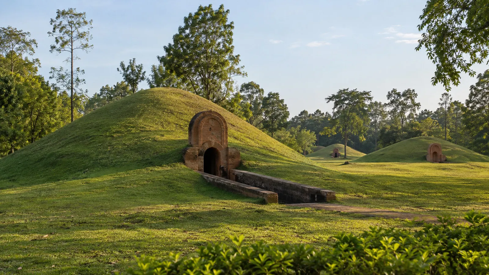 Charaideo Moidams burial mounds in Assam