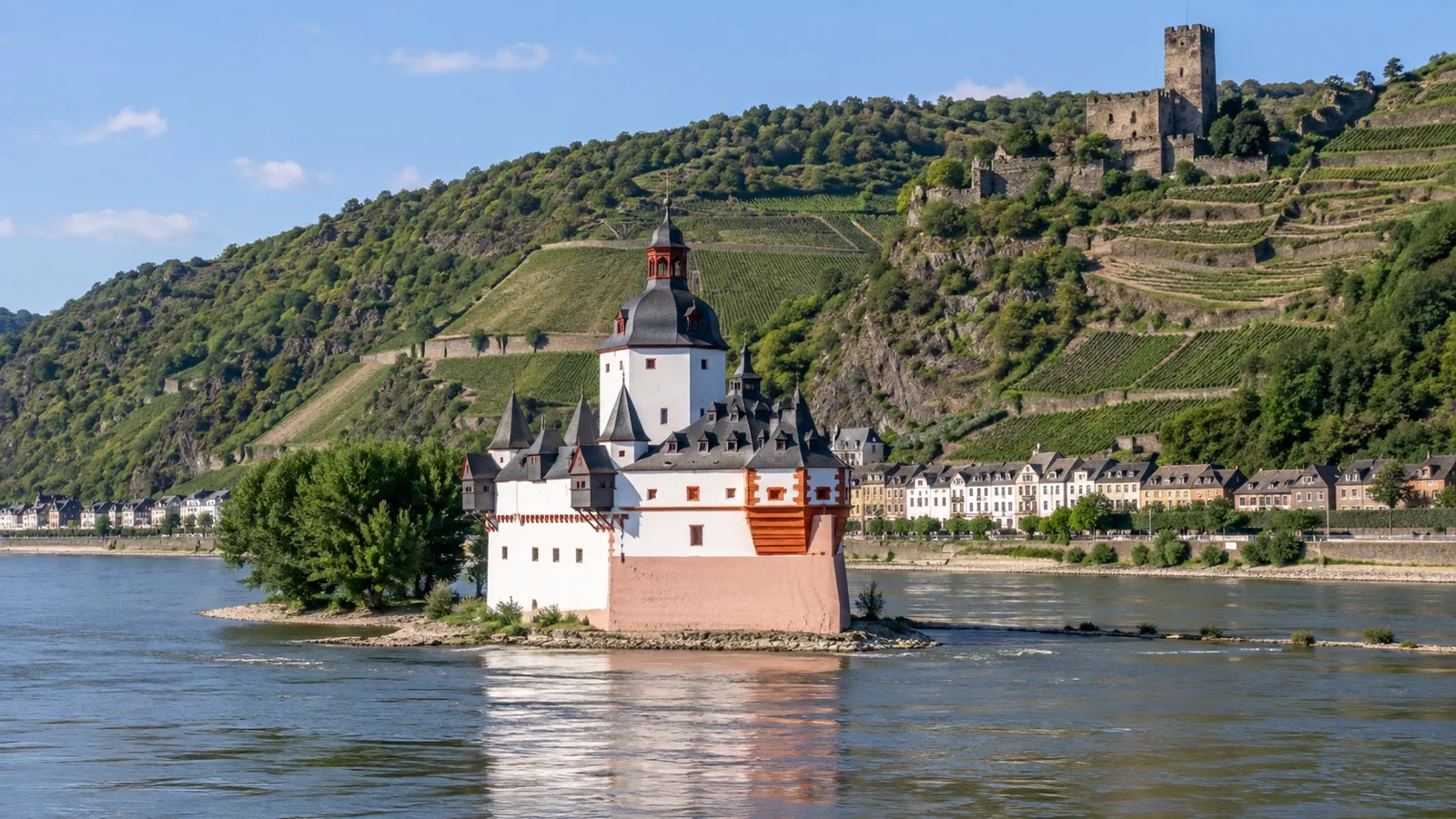 Pfalzgrafenstein Castle on island at Kaub