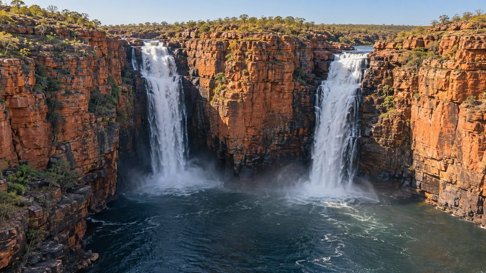 King George Falls on Kimberley coast