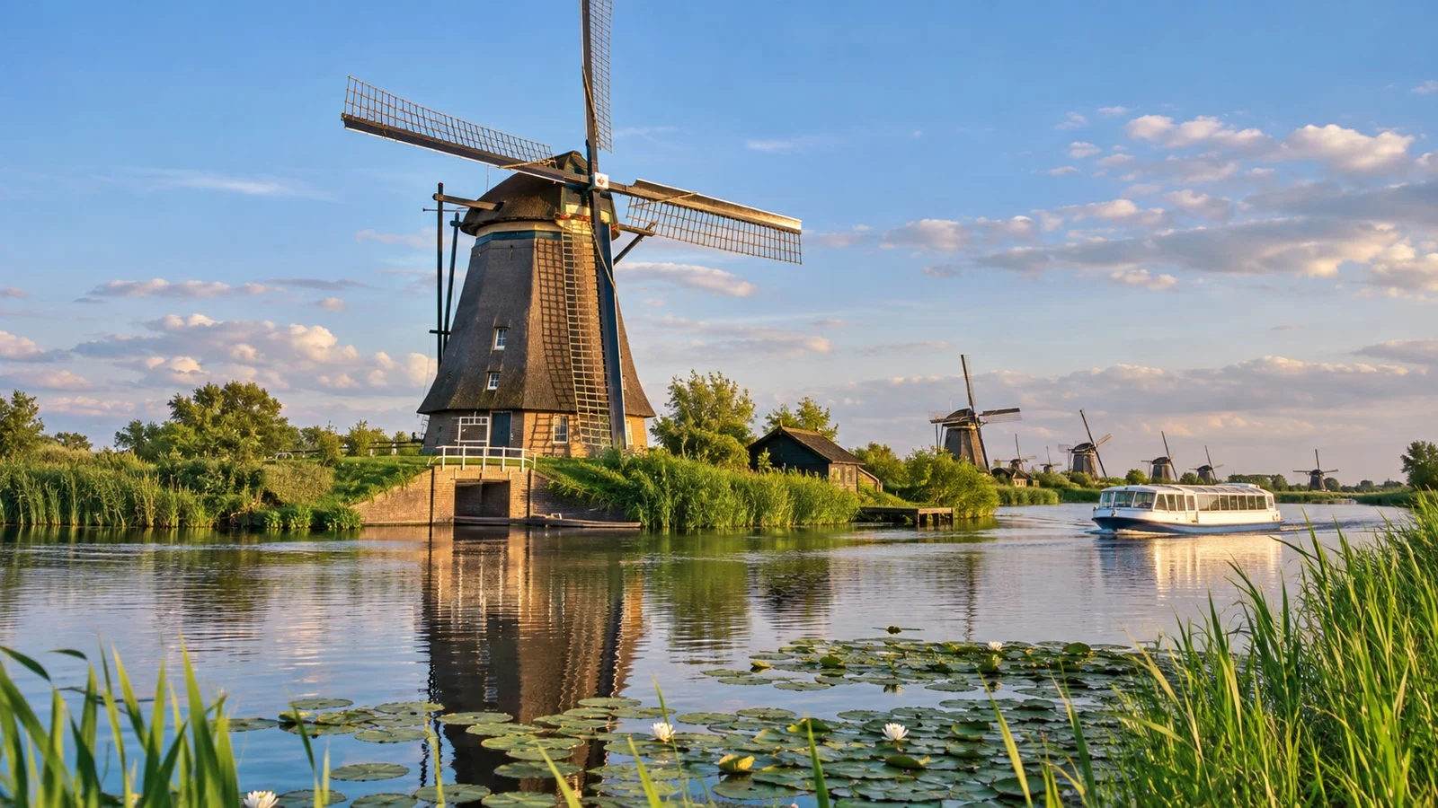 Museum Mill Nederwaard at Kinderdijk