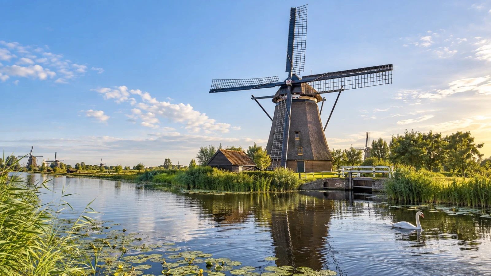 Museum Mill Blokweer at Kinderdijk