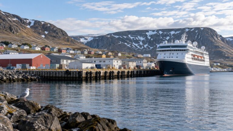 Kjøllefjord coastal ship quay