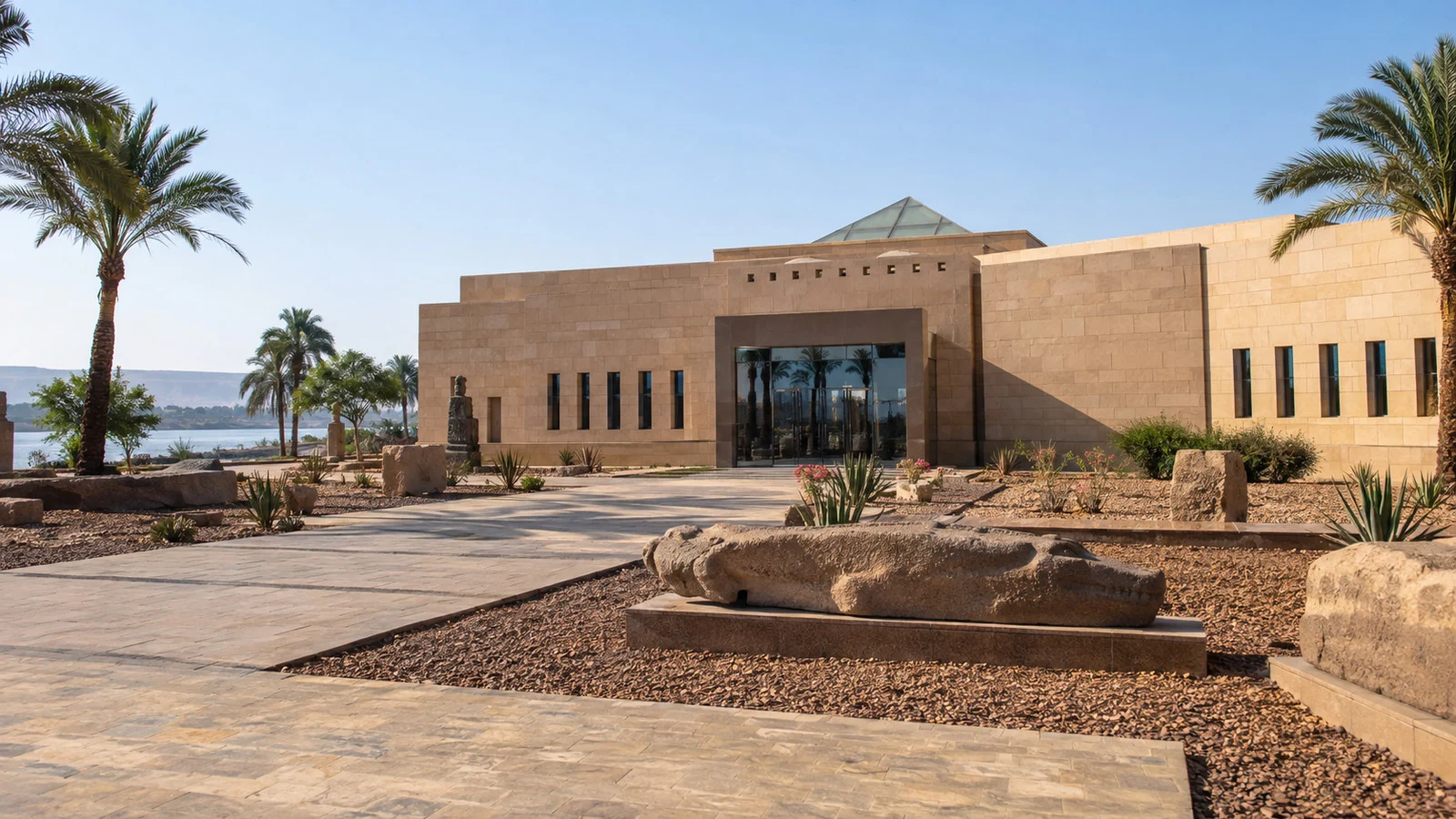 Crocodile Museum exterior at Kom Ombo