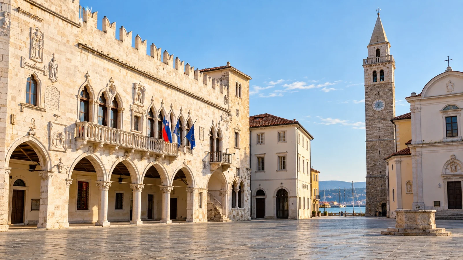 Praetorian Palace on Koper's historic square