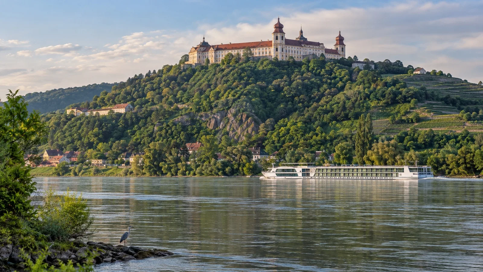 Göttweig Abbey above the Danube