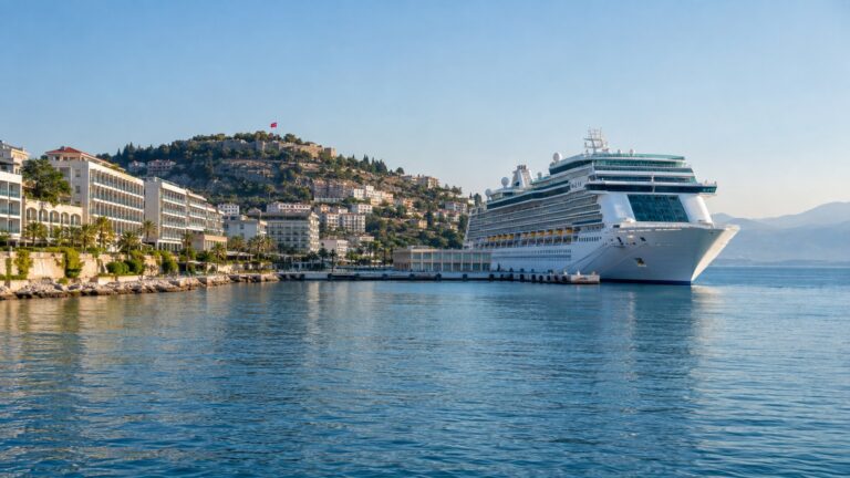 Kuşadası Ege Port cruise terminal near central hotels