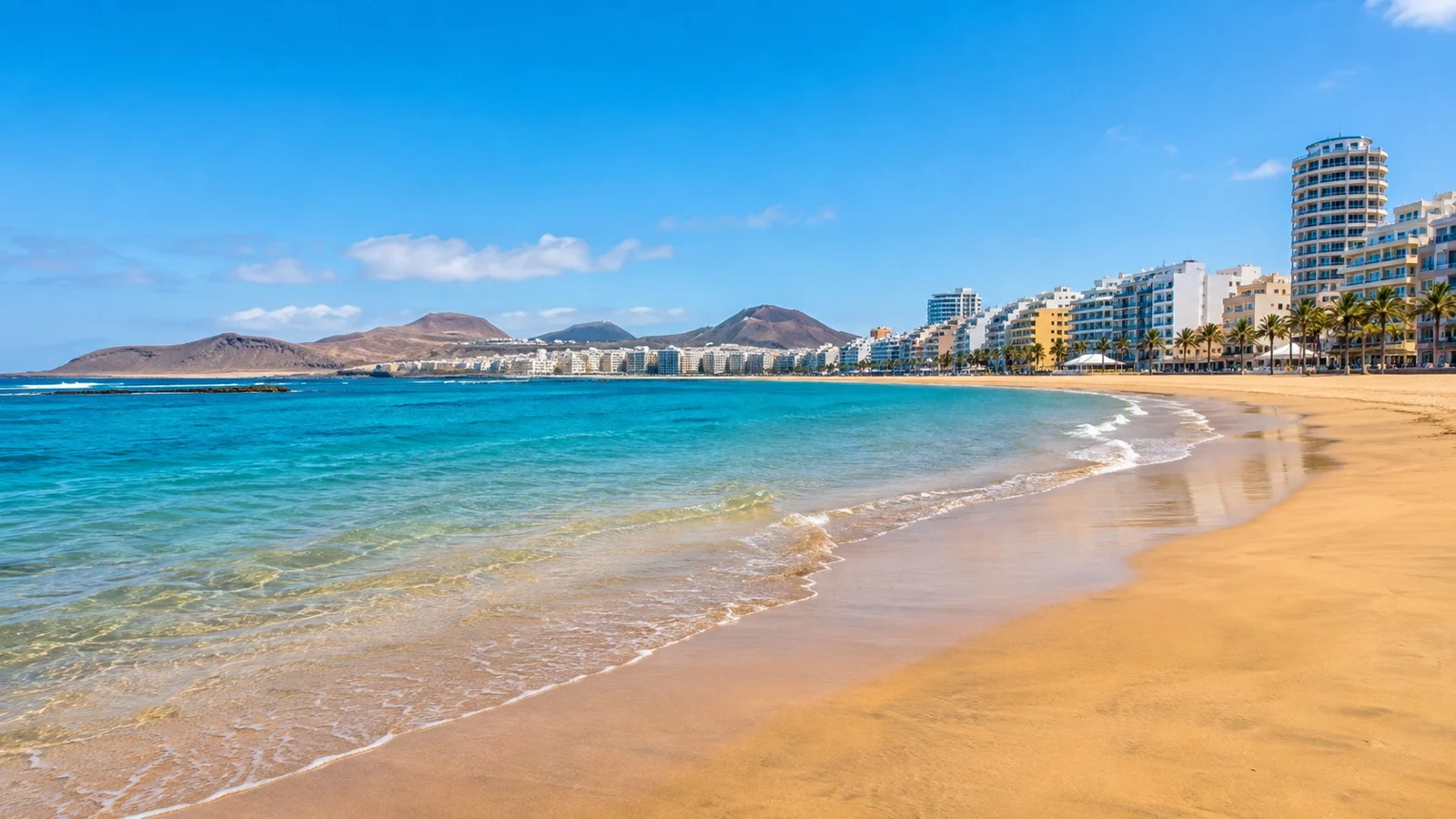 Las Canteras beach in Las Palmas