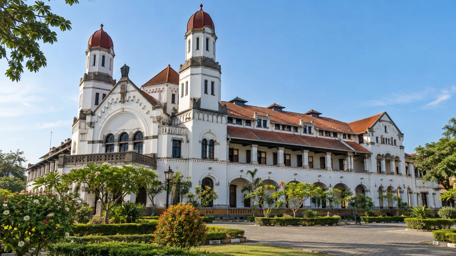 Historic Lawang Sewu building in Semarang