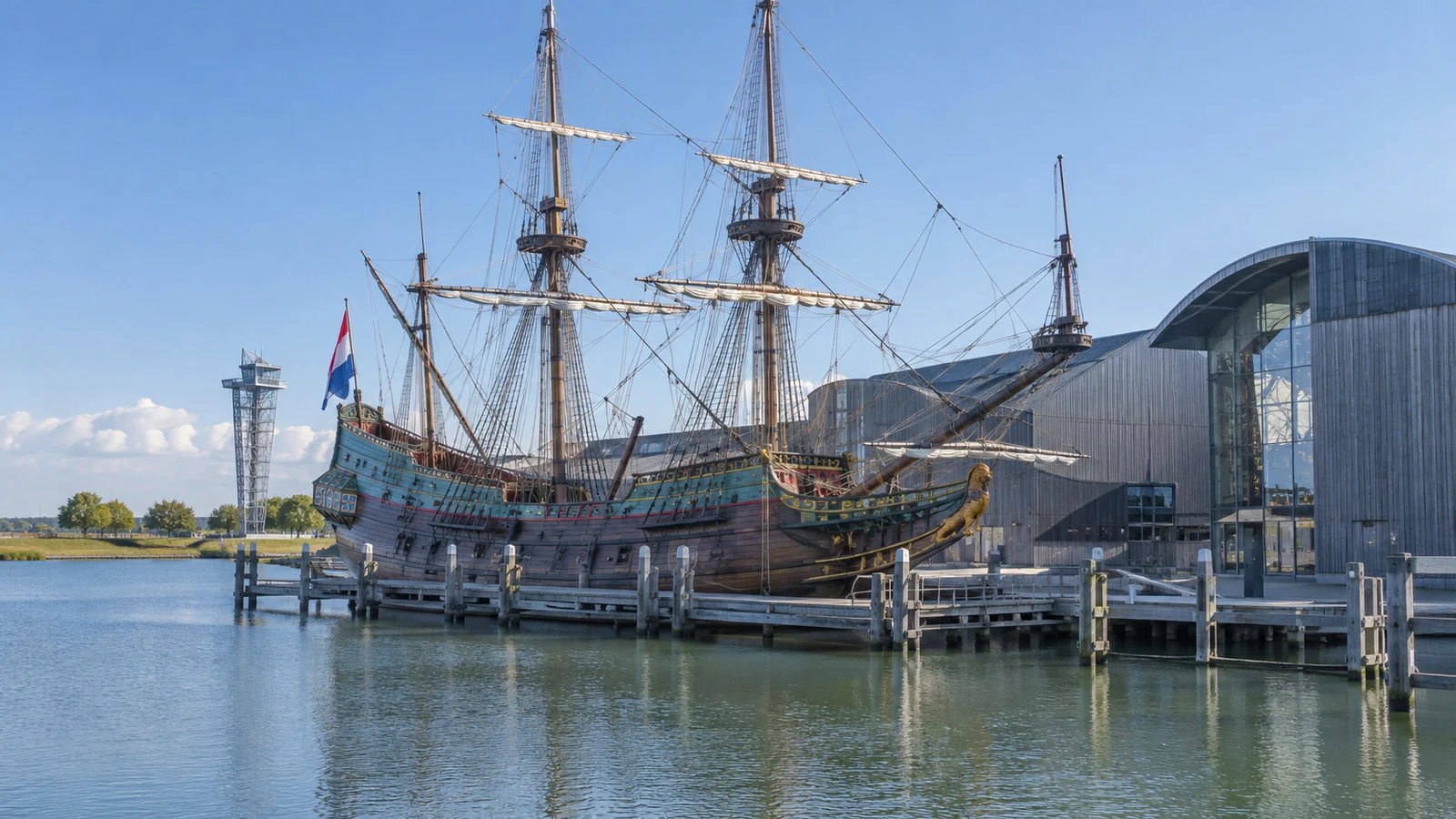 Replica Batavia tall ship at Batavialand