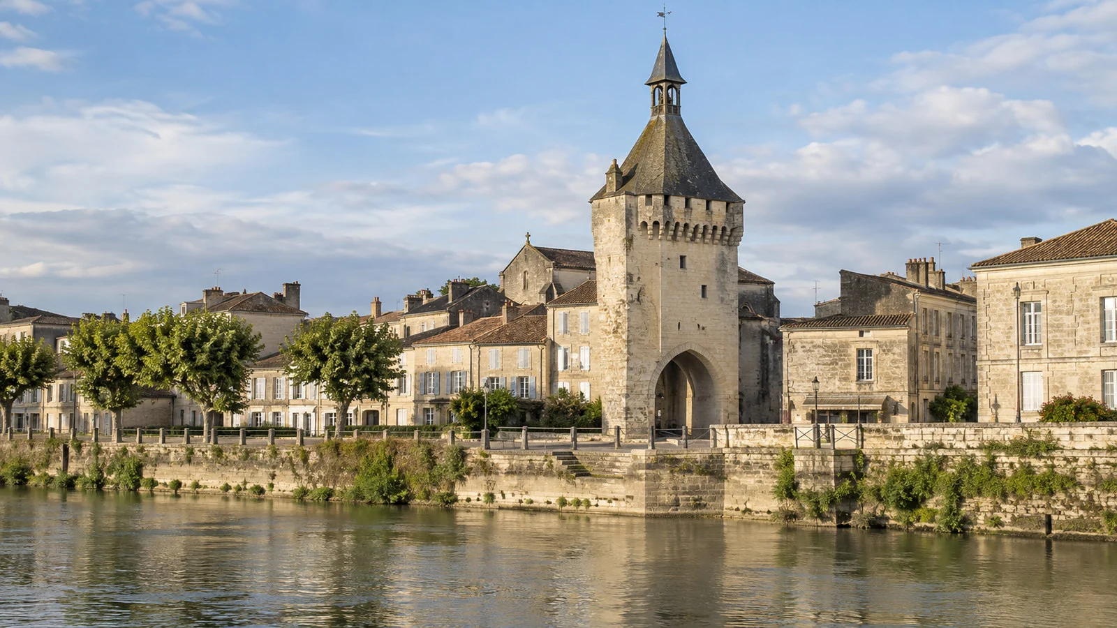 Porte du Grand Port tower in Libourne