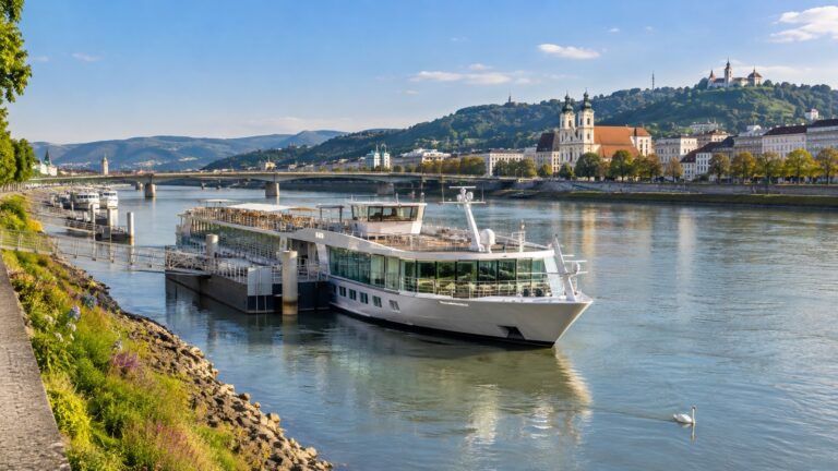 Linz Danube river cruise berth