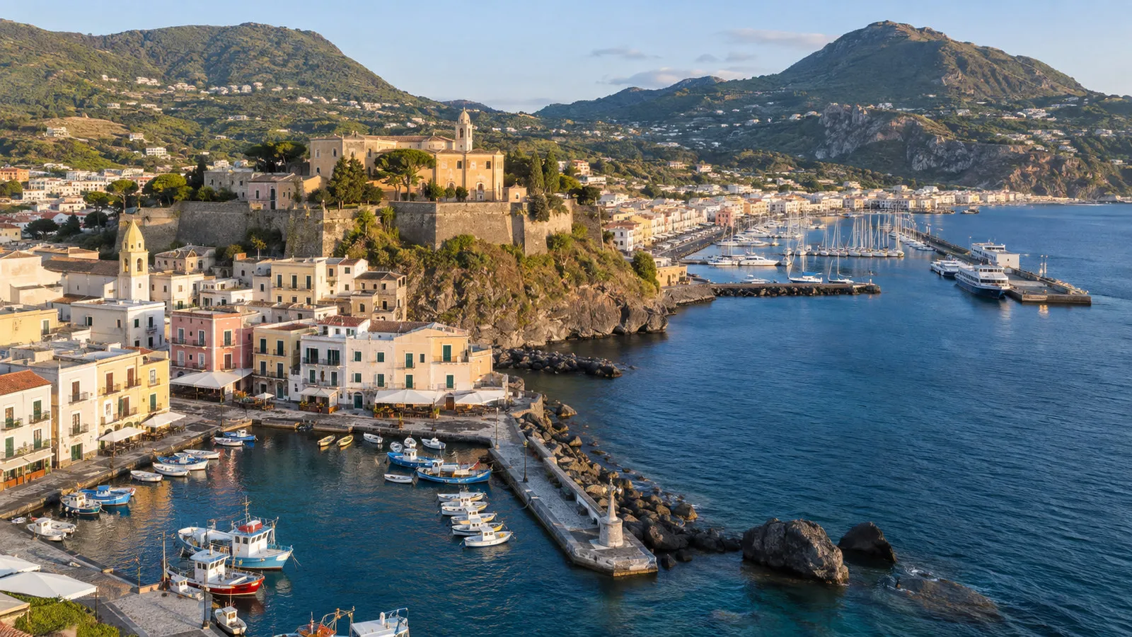 Marina Corta, Marina Lunga, and the town center