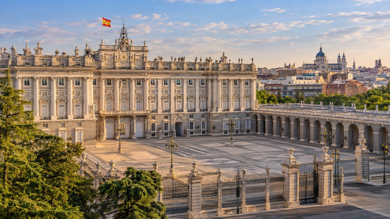Royal Palace and old Madrid