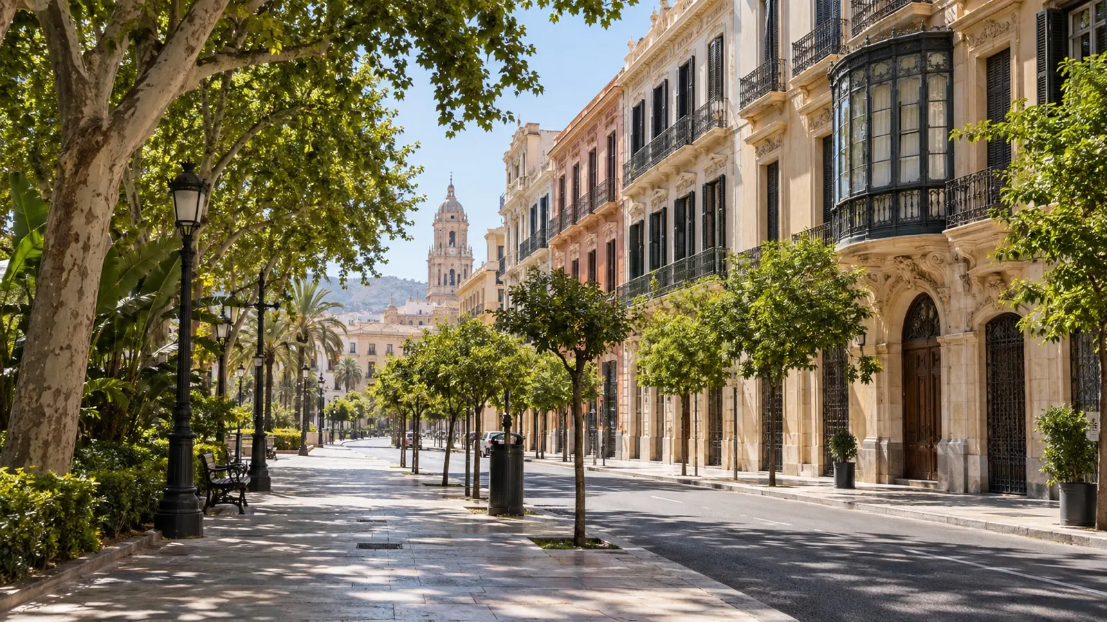 Soho and Alameda Principal district in Málaga