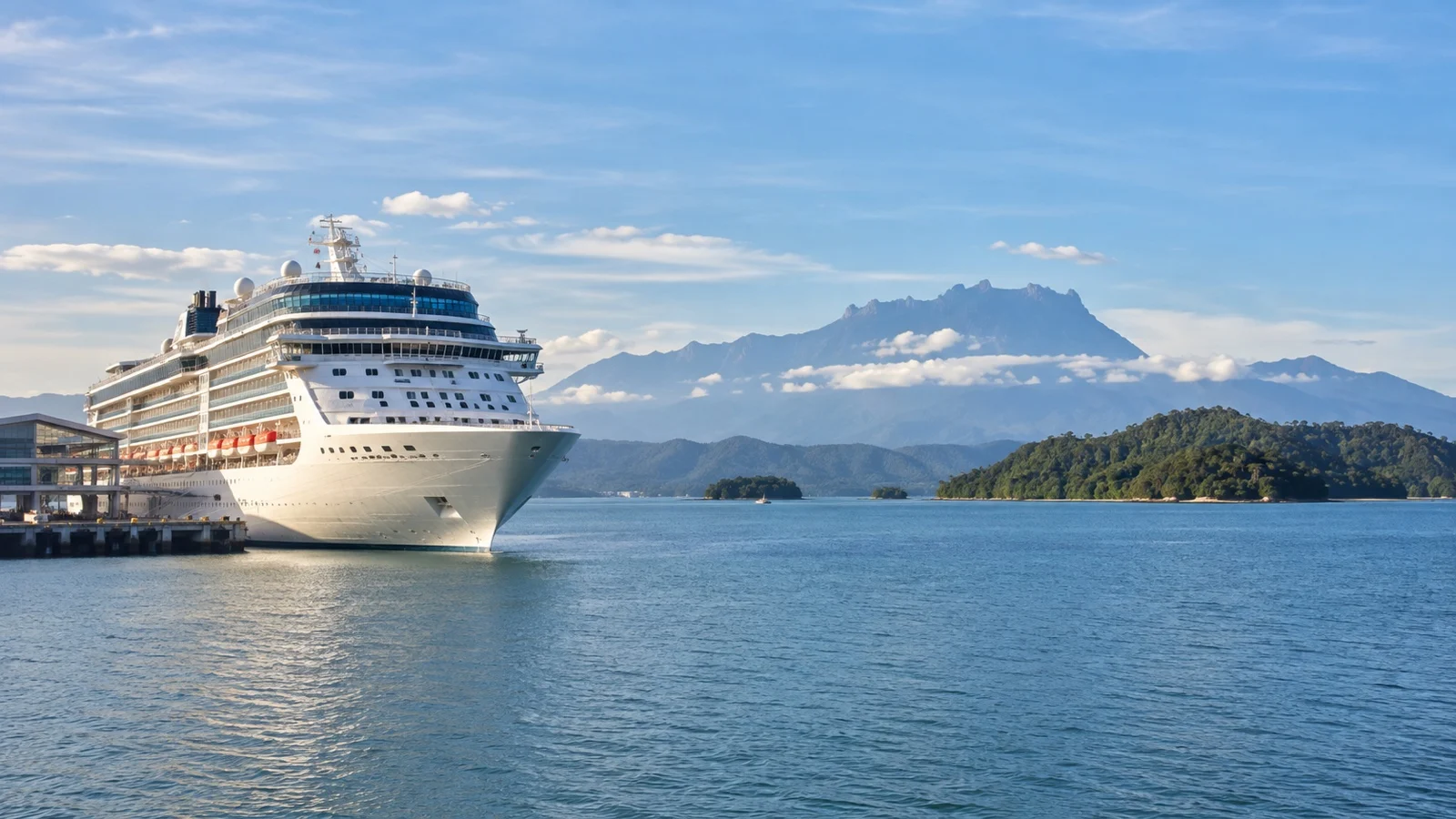 Cruise ship at Kota Kinabalu Sabah