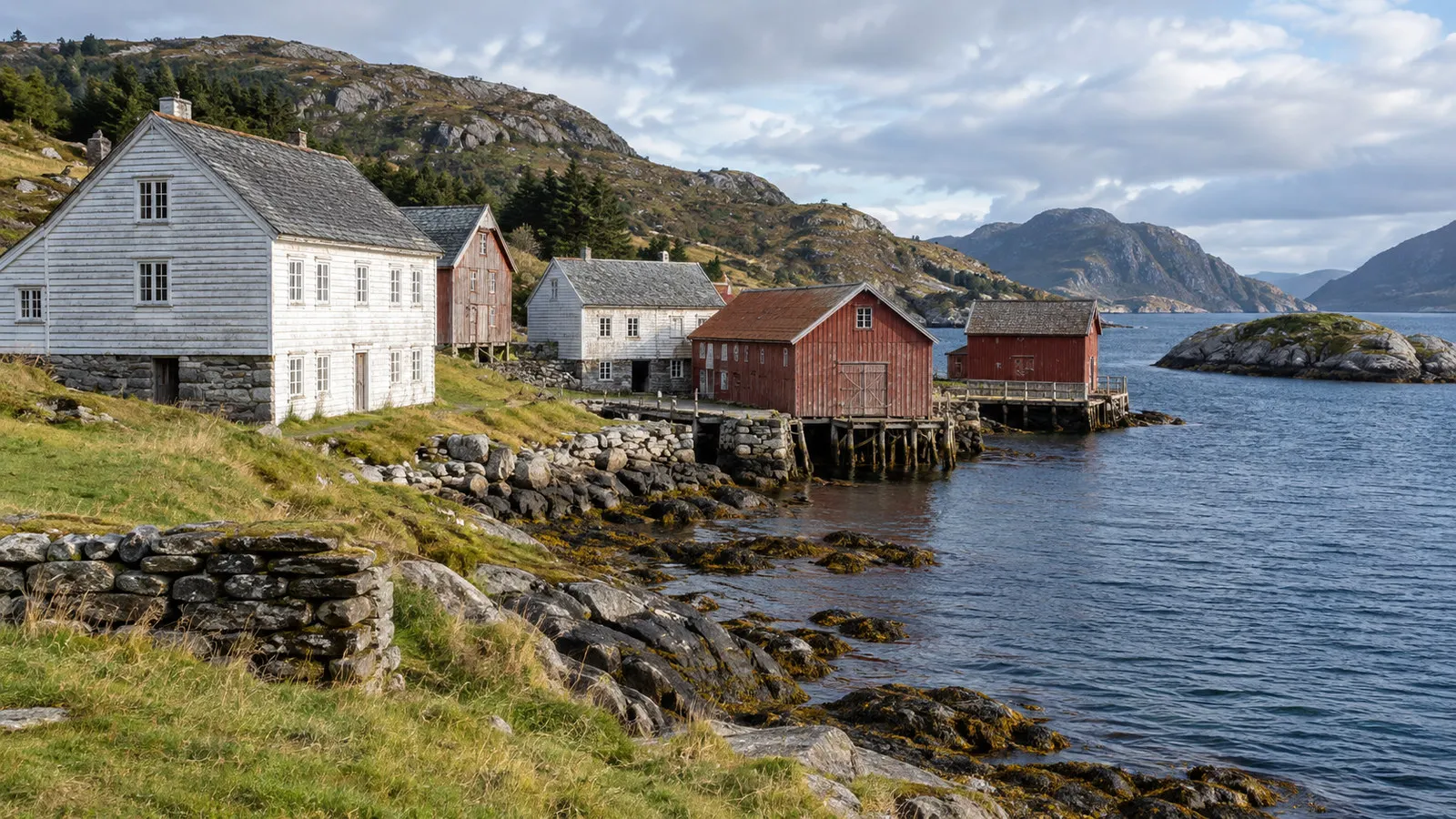 Vågsberget and the old trading coast
