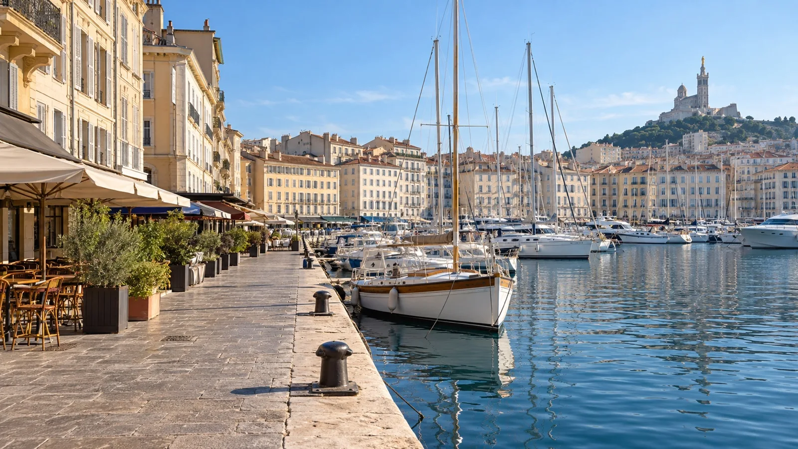 South side of Marseille Vieux-Port