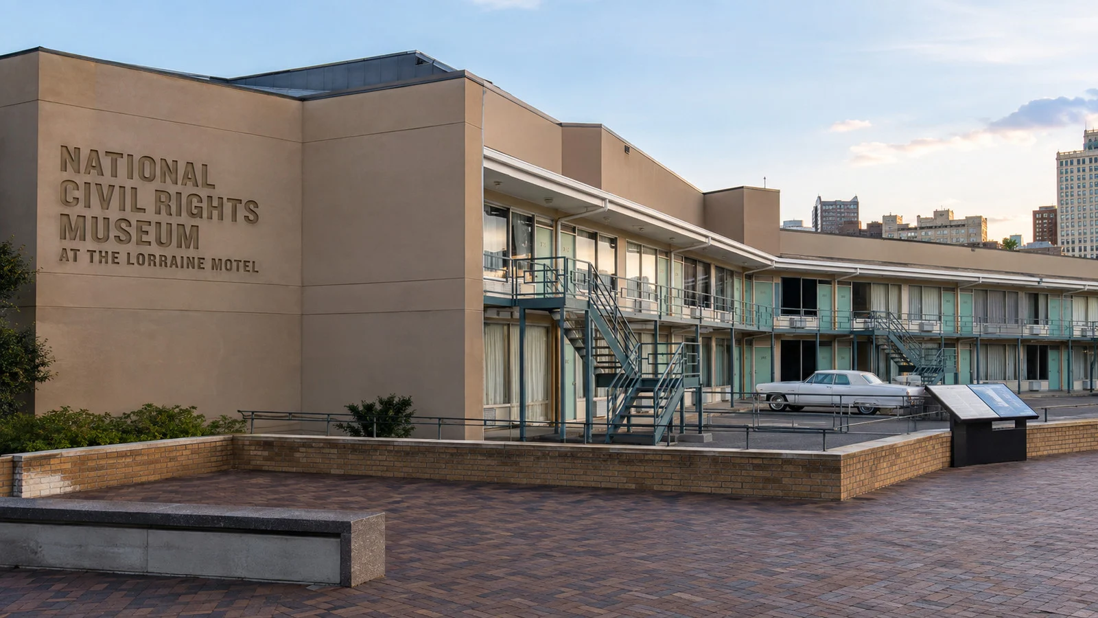 National Civil Rights Museum exterior at the Lorraine Motel