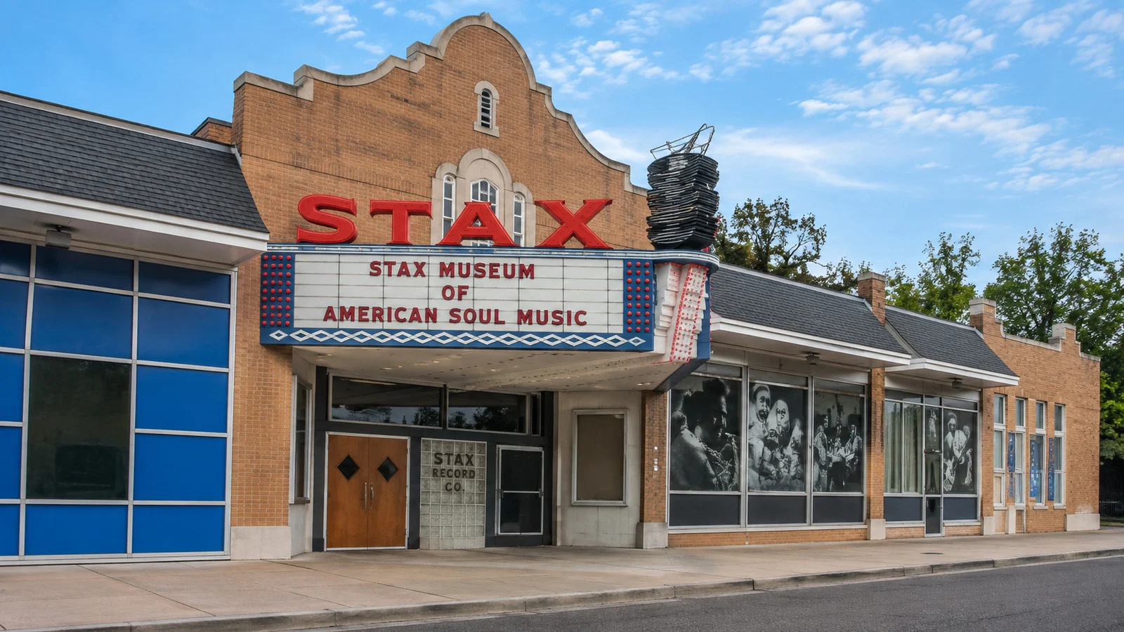 Stax Museum of American Soul Music exterior in Memphis