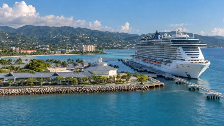 Cruise ship at Montego Bay terminal