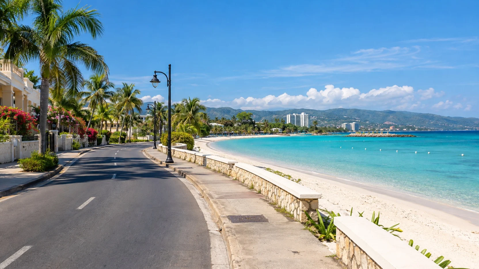 Hip Strip and Doctor's Cave Beach in Montego Bay