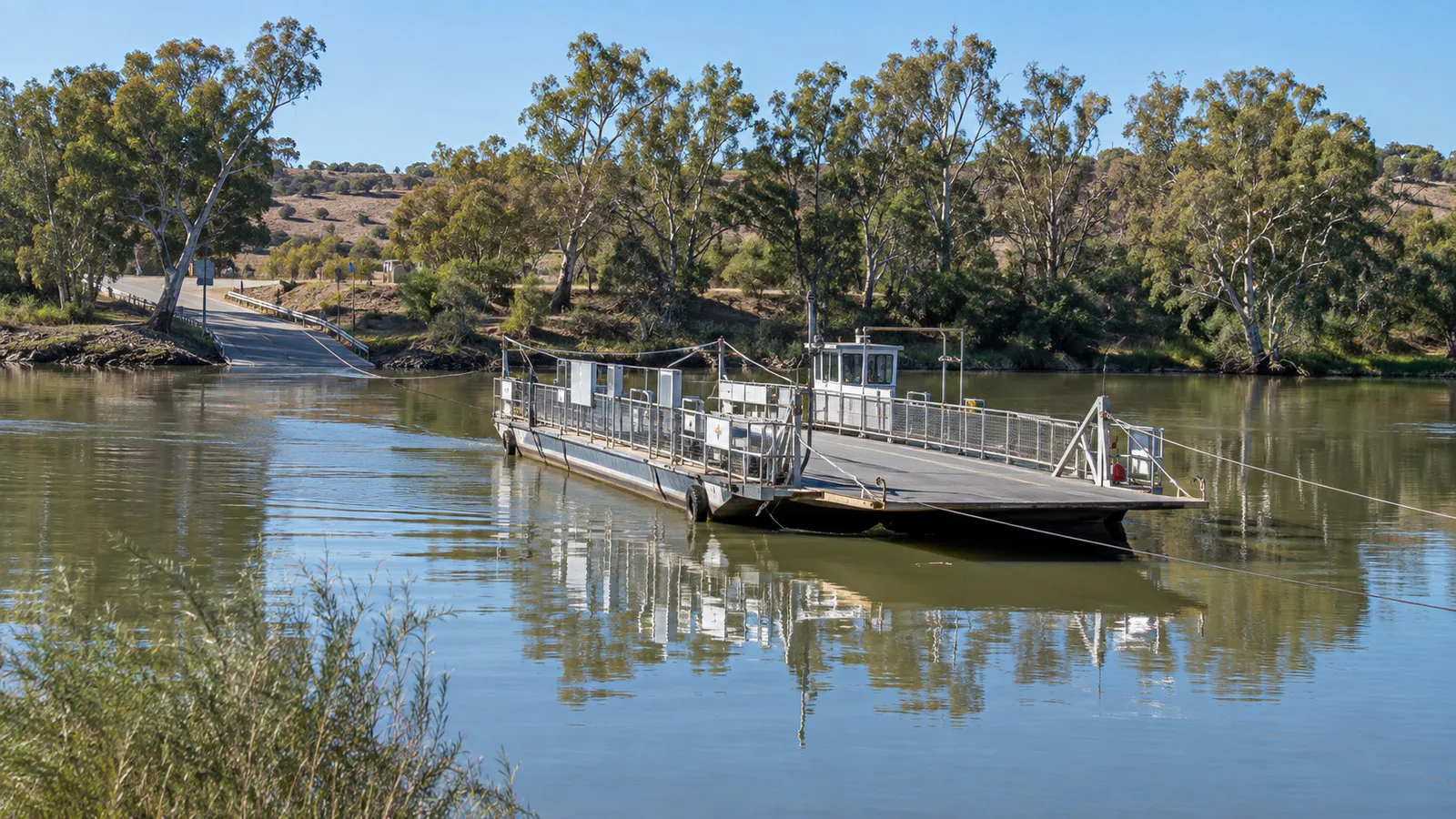 Swan Reach Murray River ferry